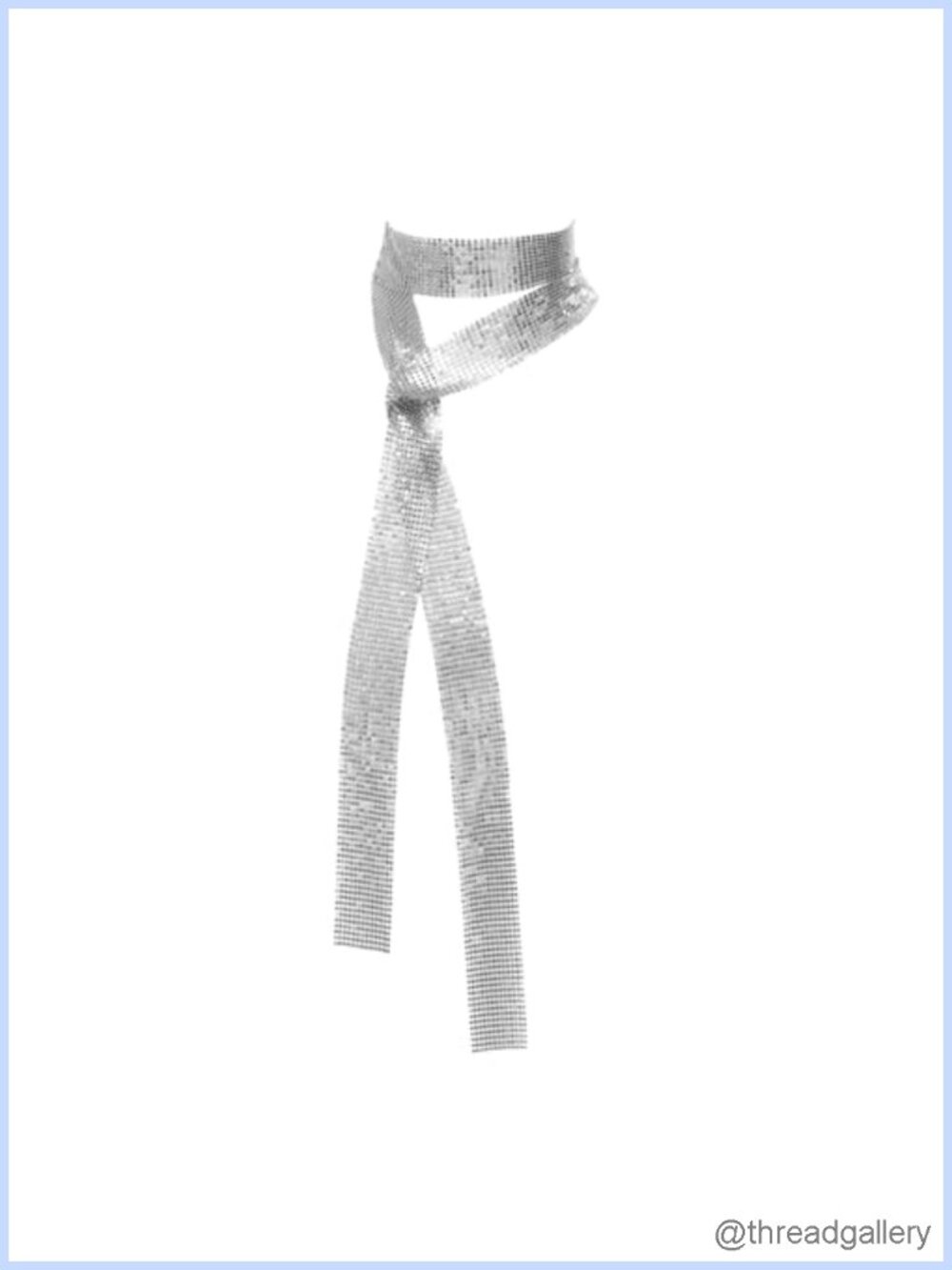 Sequin Skinny Scarf Long Sparkly Fashion Wrap for Women